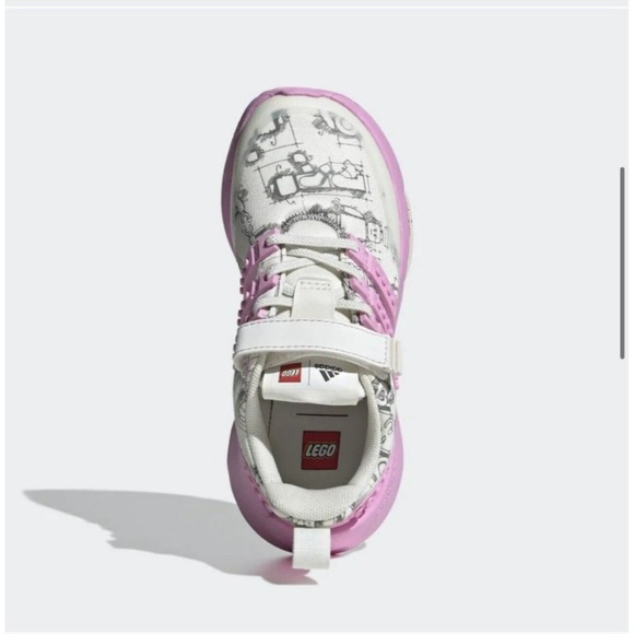 Adidas x LEGO Racer TR EL Shoes Girls New 5.5y - Picture 2 of 8